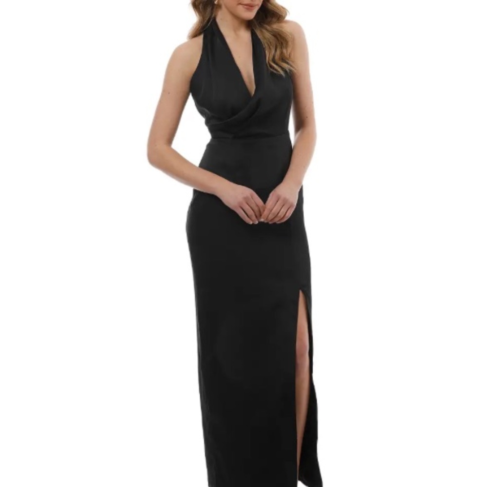 KEEPSAKE the Label Black Halter Evening Dress